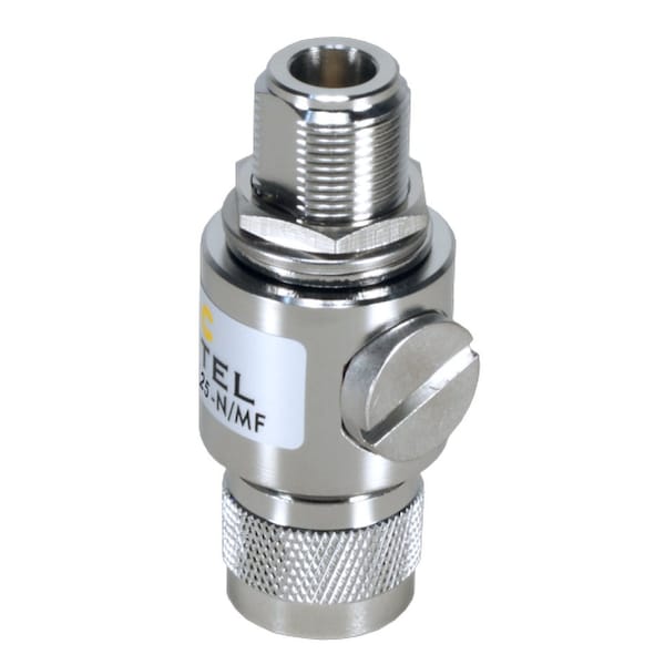 Citel Outdoor RF Protector, Dc-3.5 Ghz, Dc Pass, 190W, Imax 20Ka, Male-Female N Connector P8AX25-N/MF - main
